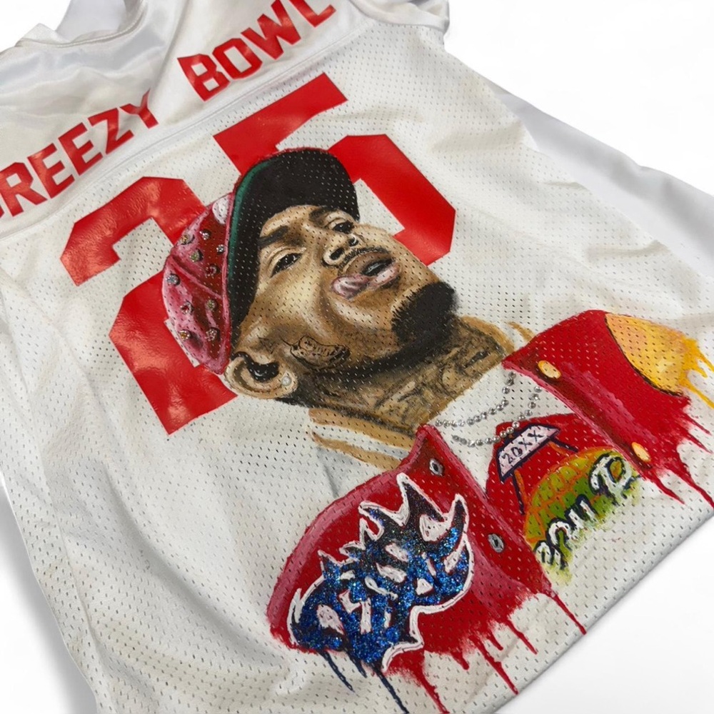 Custom Chris Brown “Breezy Bowl” Jersey